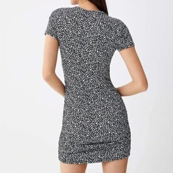 NWT Ruched fitted mini dress - Picture 3 of 3